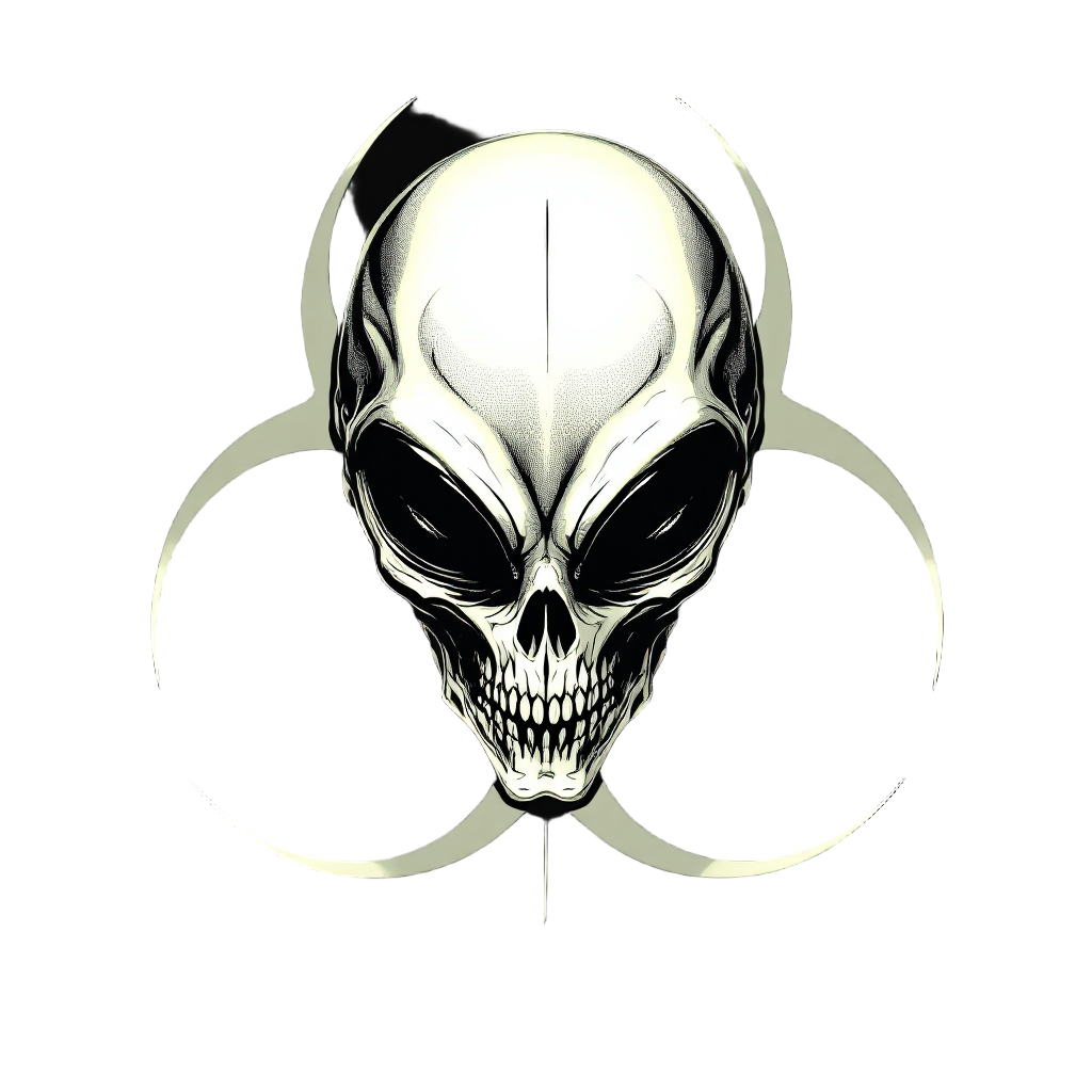 Biohazard Skull — Graphic
