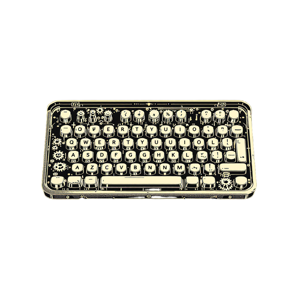 Typewriter Dreams Mechanical Soul — Graphic