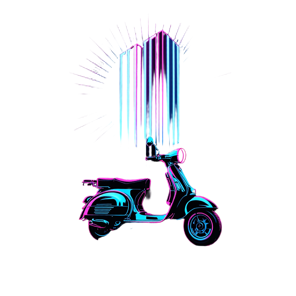 Neon Dreams Delivery Service — Graphic