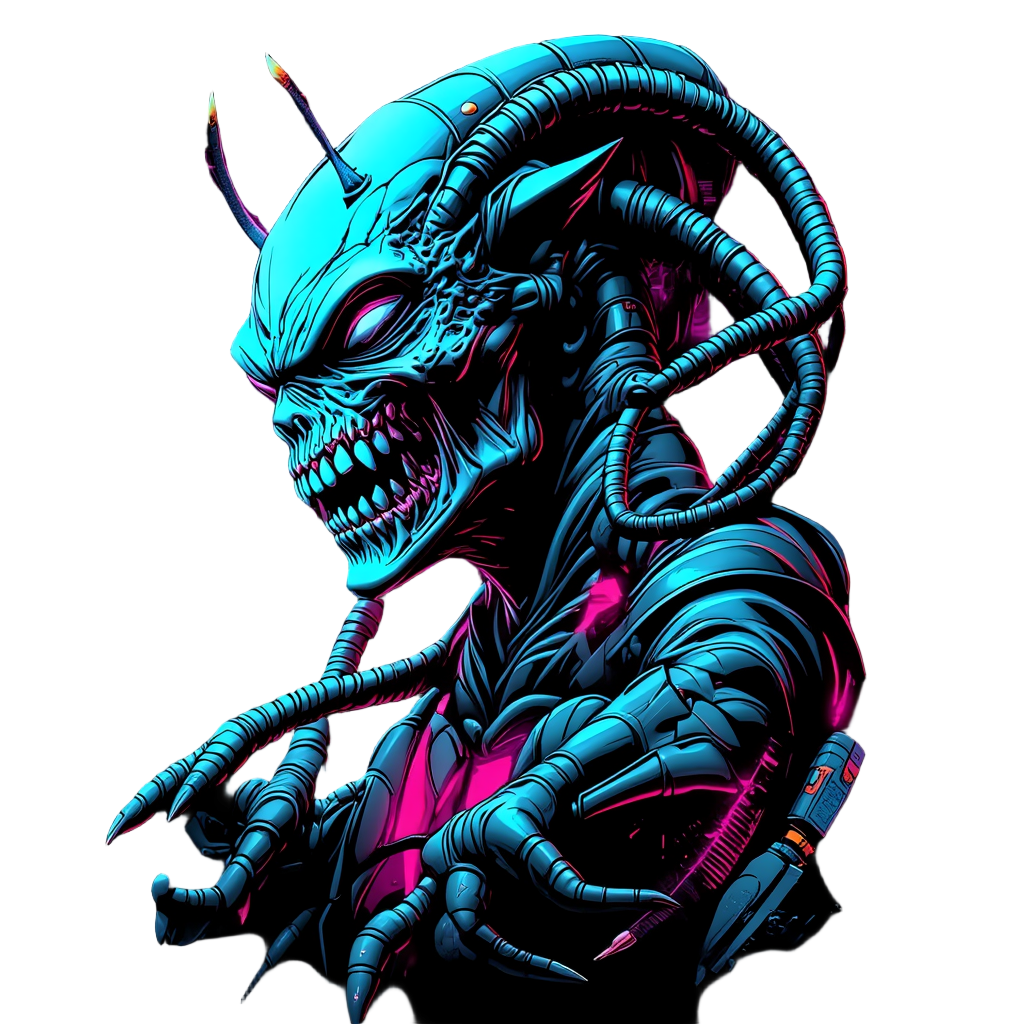 Digital Demon: Neon Nightmares — Graphic