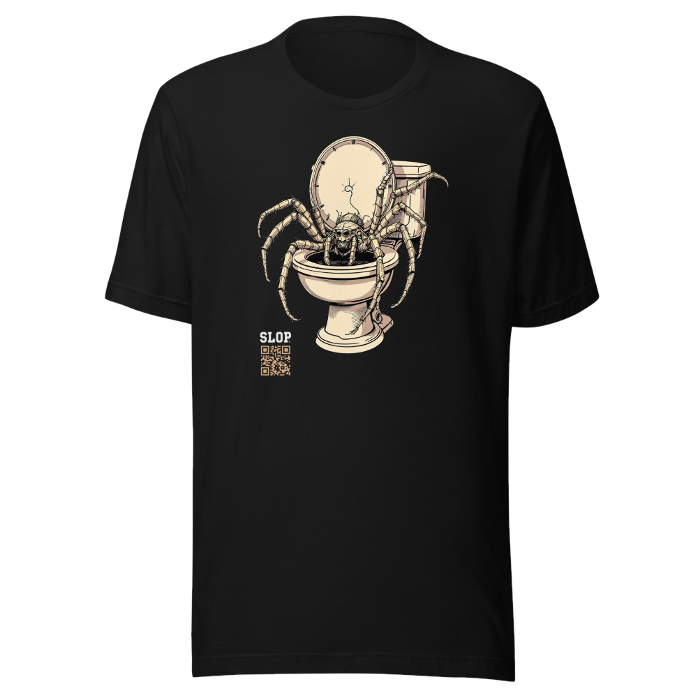 Bathroom Spider Throne — Tee