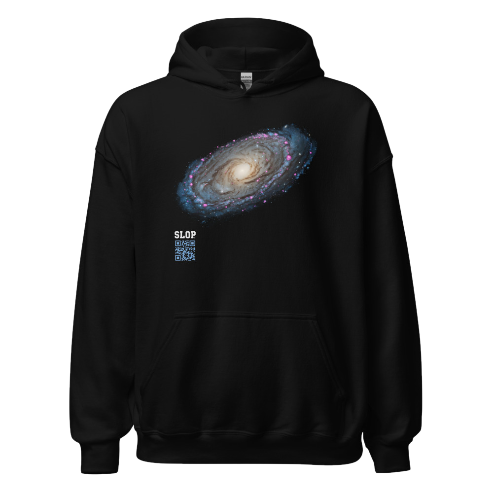 Cosmic Collision: Where Galaxies Kiss — Hoodie