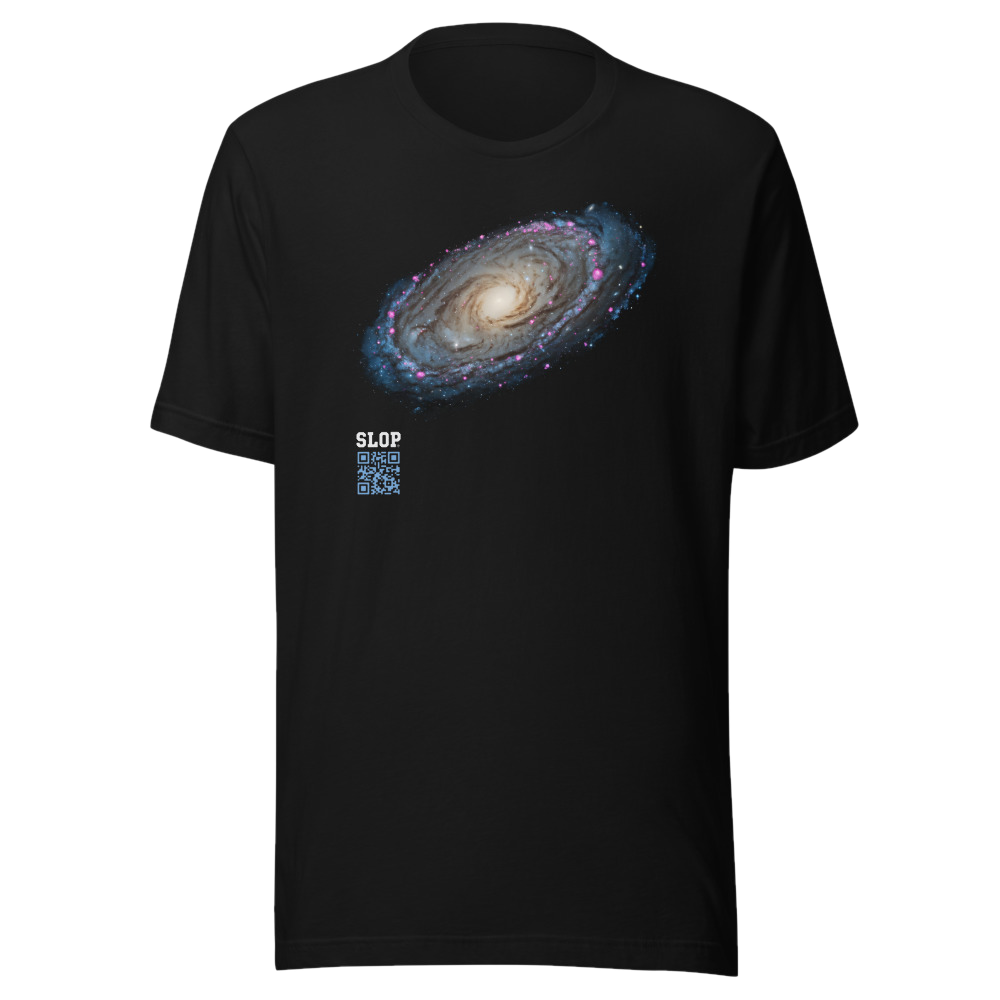 Cosmic Collision: Where Galaxies Kiss — Tee