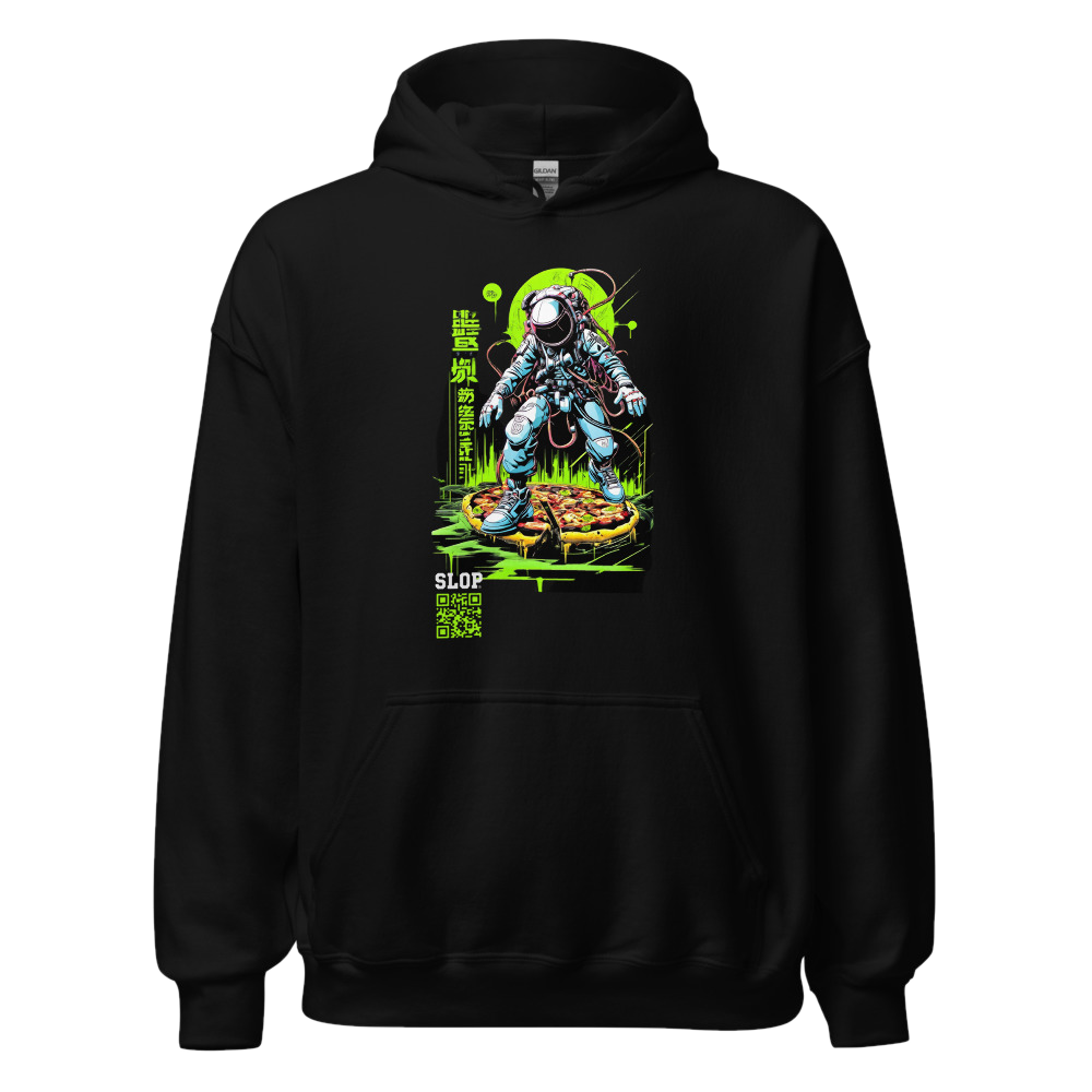 Lunar Pizza Party Astronaut — Hoodie